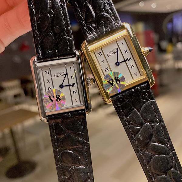 一比一高仿手表卡地亞 CARTIER-Tank腕表家族的代表作瑞士石英機芯