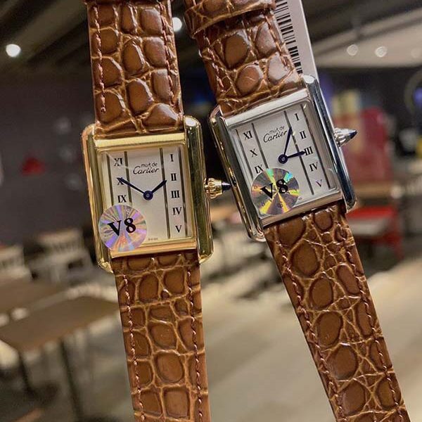 一比一高仿手表卡地亞 CARTIER-Tank腕表家族的代表作瑞士石英機芯