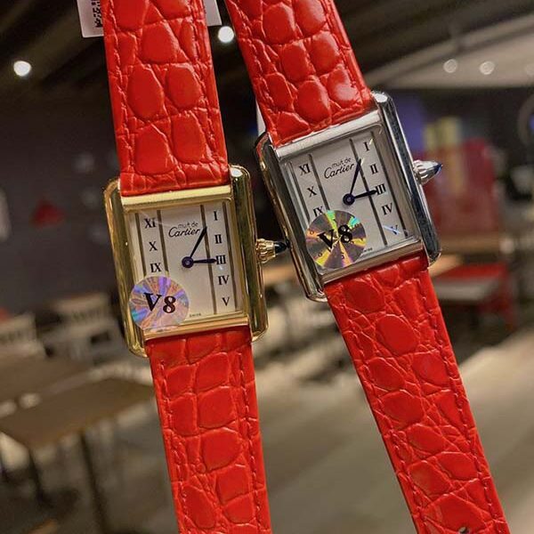 一比一高仿手表卡地亞 CARTIER-Tank腕表家族的代表作瑞士石英機芯