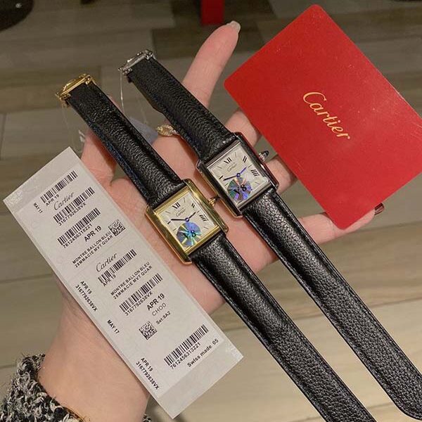 手表頂級高仿卡地亞 CARTIER-Tank腕表家族的代表作瑞士石英機芯