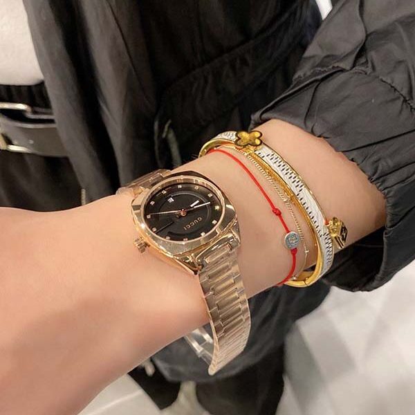 信譽品質第一Gucci 古馳GG2570系列YA142504腕表 石英機