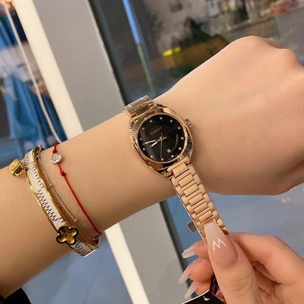信譽品質第一Gucci 古馳GG2570系列YA142504腕表 石英機