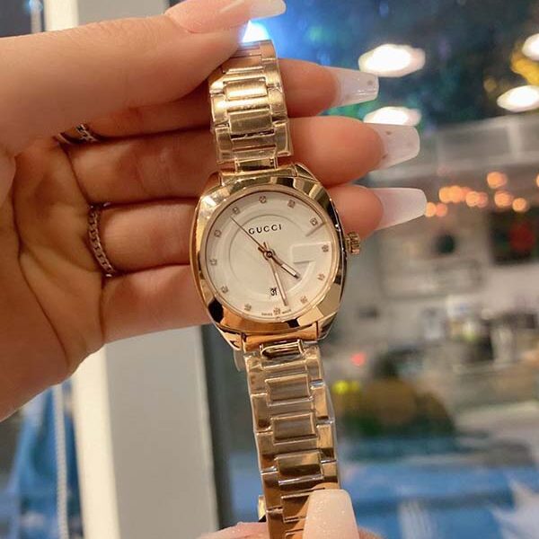 精仿名牌Gucci 古馳GG2570系列YA142504腕表 石英機