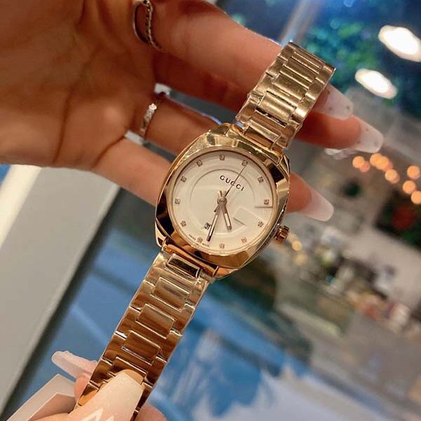 精仿名牌Gucci 古馳GG2570系列YA142504腕表 石英機