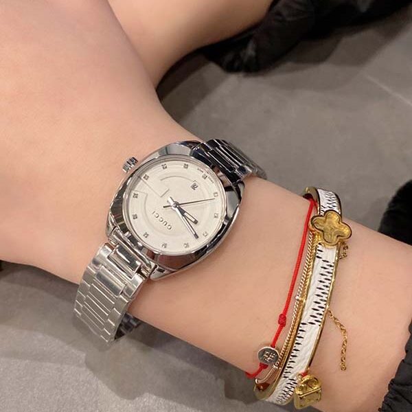 高仿手表Gucci 古馳GG2570系列YA142504腕表 石英機