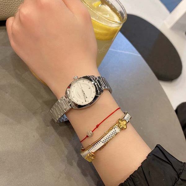 高仿手表Gucci 古馳GG2570系列YA142504腕表 石英機