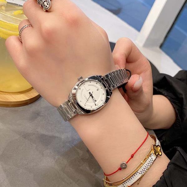 高仿手表Gucci 古馳GG2570系列YA142504腕表 石英機