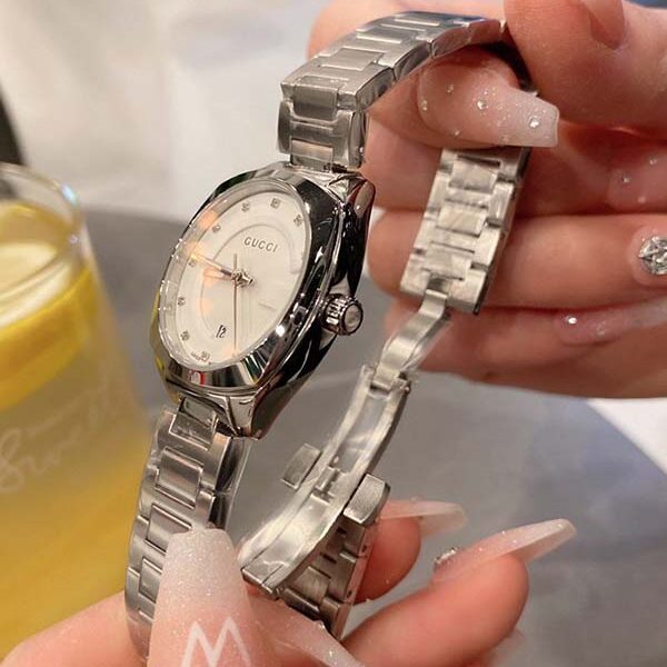 高仿手表Gucci 古馳GG2570系列YA142504腕表 石英機