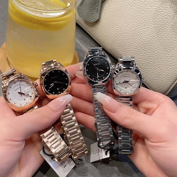 高仿手表Gucci 古馳GG2570系列YA142504腕表 石英機