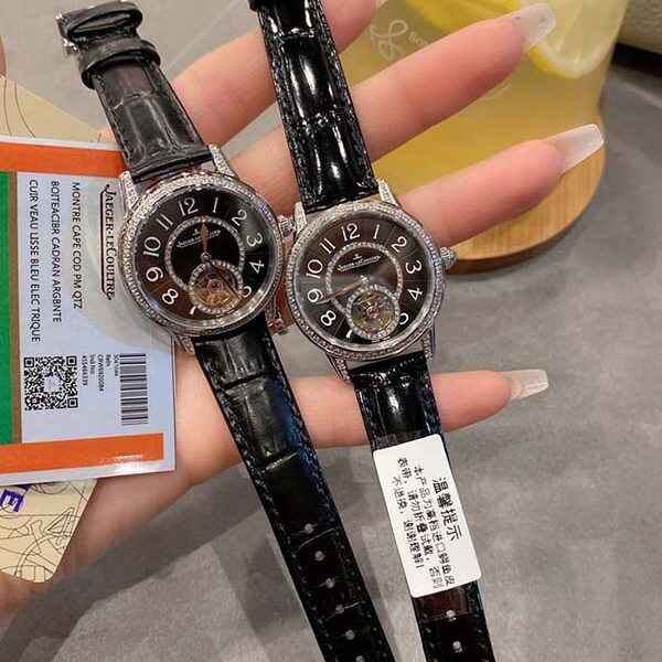 高仿精品積家Rendez-Vous約會系列全自動機械飛輪女士腕表