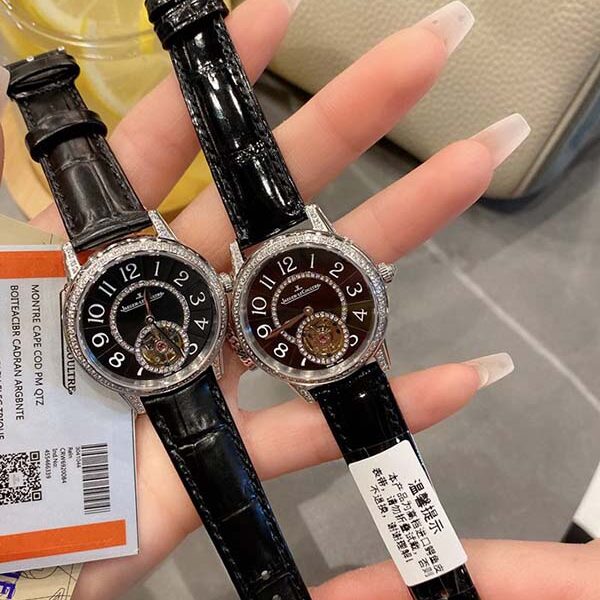 高仿精品積家Rendez-Vous約會系列全自動機械飛輪女士腕表