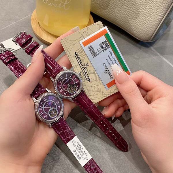 一比一高仿手表積家Rendez-Vous約會系列全自動機械飛輪女士腕表