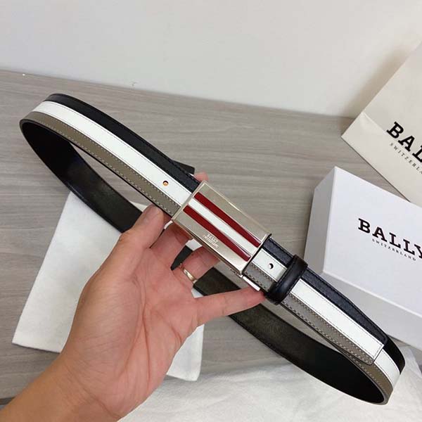 腰帶情侶BALLY巴利 3.5cm男士腰帶義大利原廠小牛皮 4 腰帶情侶BALLY巴利 3.5cm男士腰帶義大利原廠小牛皮