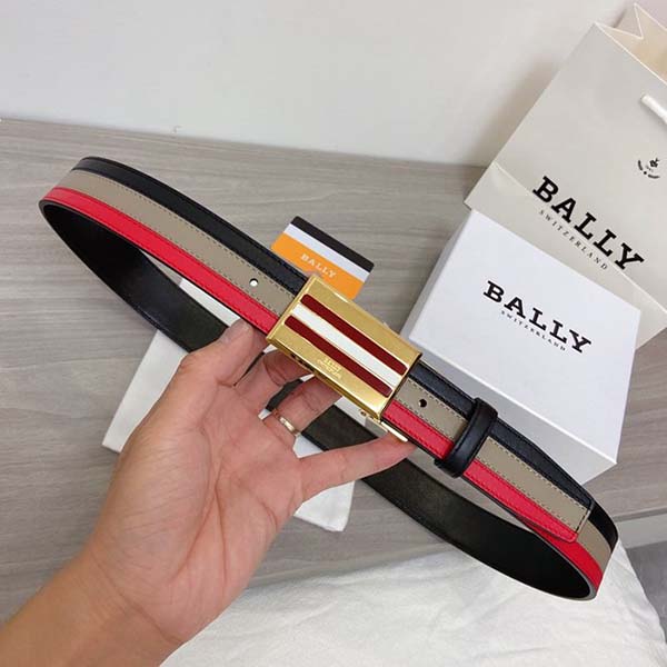 BALLY巴利腰帶情侶義大利原廠小牛皮 4 BALLY巴利腰帶情侶義大利原廠小牛皮