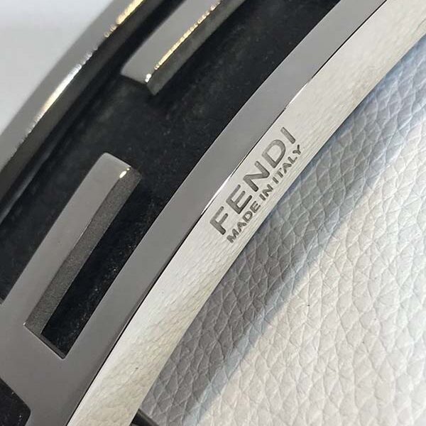 超級複製FD標誌造型寬皮帶釘扣式帶扣