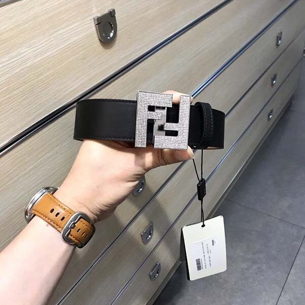 帆布皮帶 fendi 1：1原單進口雙面頭層牛皮