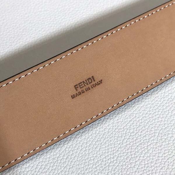 帆布皮帶 fendi 1：1原單進口雙面頭層牛皮