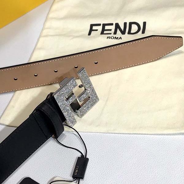 帆布皮帶 fendi 1：1原單進口雙面頭層牛皮