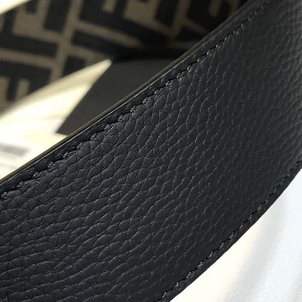 皮帶1：1 fendi 鉚釘標誌造型寬皮帶