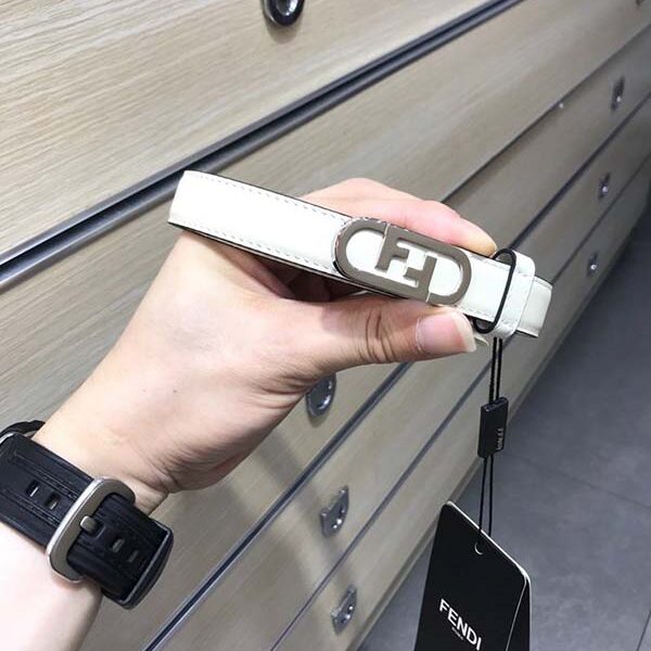 皮帶1：1 雙面頭層牛皮 原單釕鈀電鍍F扣