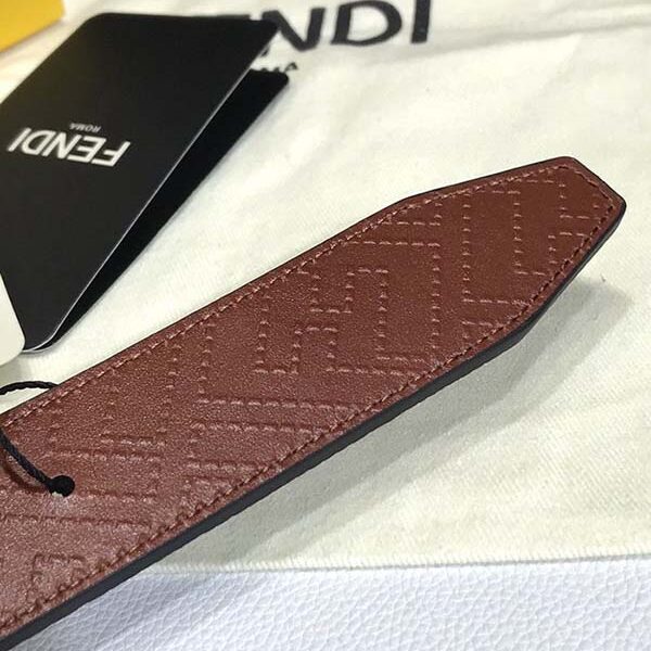 皮帶高仿 雙面皮帶 fendi標誌性雙F重金屬皮帶扣