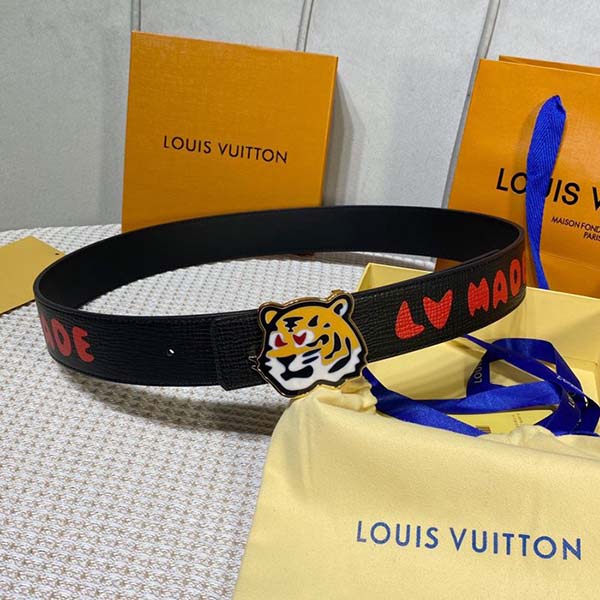 皮帶原單 lv新品早春新品 虎頭搭皮帶