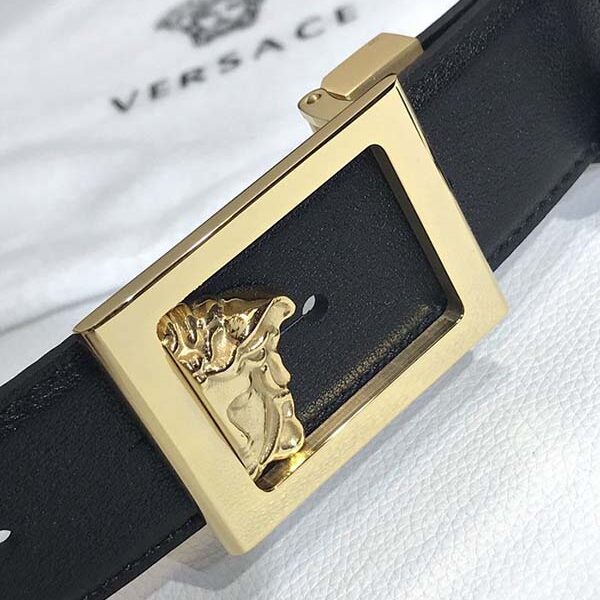 原單高仿versace 立體人頭鋼扣 小牛皮皮帶 10 原單高仿versace 立體人頭鋼扣 小牛皮皮帶