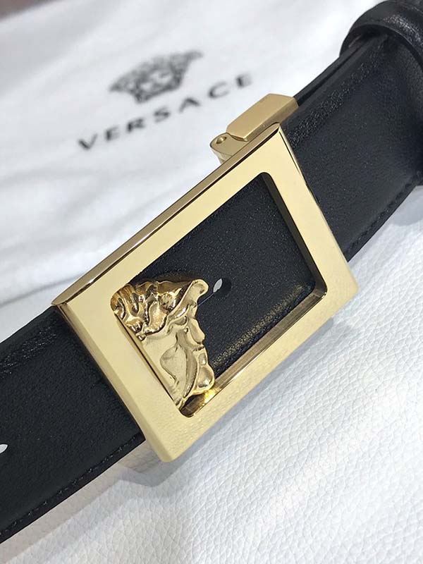 原單高仿versace 立體人頭鋼扣 小牛皮皮帶 2 原單高仿versace 立體人頭鋼扣 小牛皮皮帶