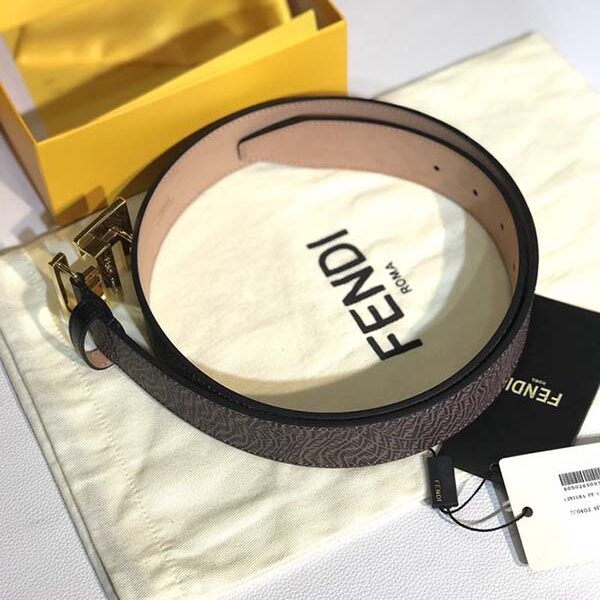 高仿新款fendi 原版鉚釘扣皮帶