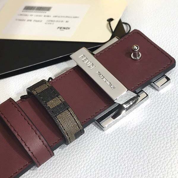 原單新款fendi鉚釘扣腰帶