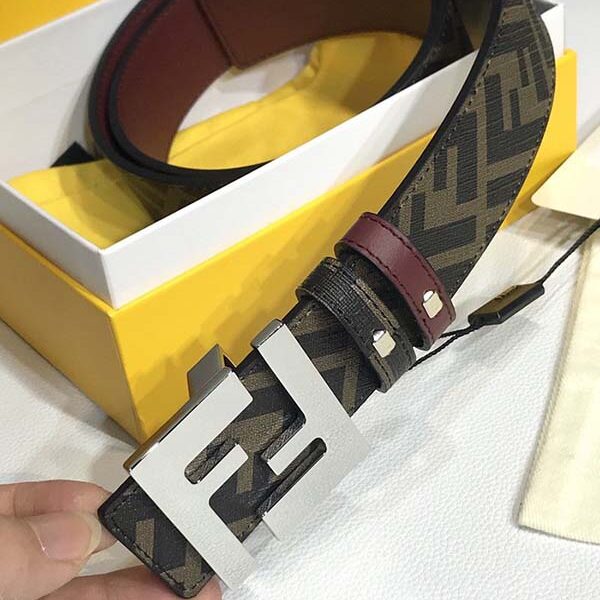原單新款fendi鉚釘扣腰帶