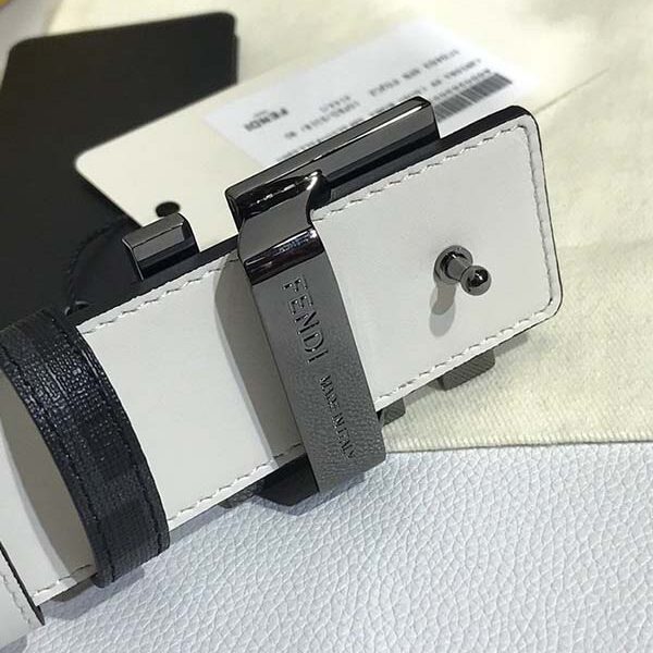 高仿精品 新款fendi鉚釘扣皮帶