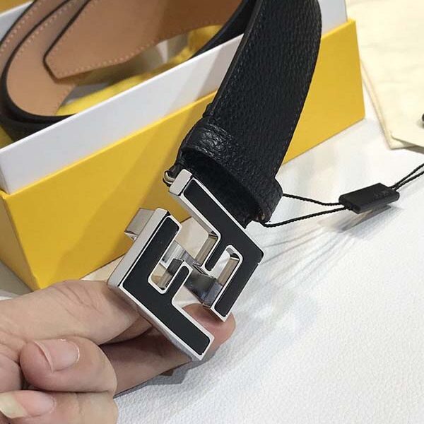 原單fendi 寬皮帶 小牛皮