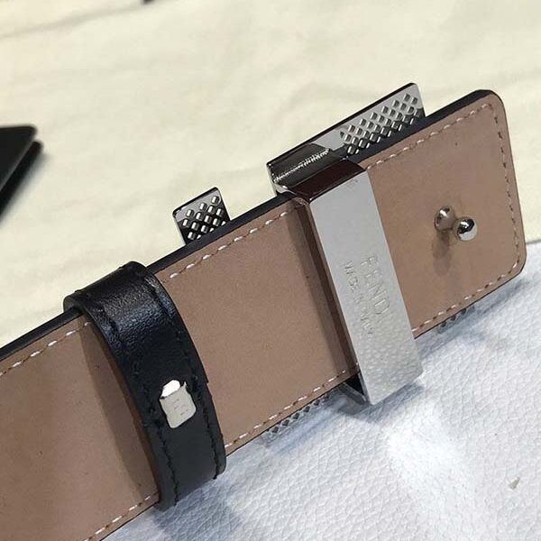 高仿fendi 寬皮帶 進口原版樹糕沙底配製小牛皮