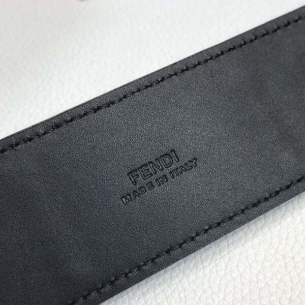 高仿精品店 fendi寬滾筒針扣 原版小牛皮皮帶