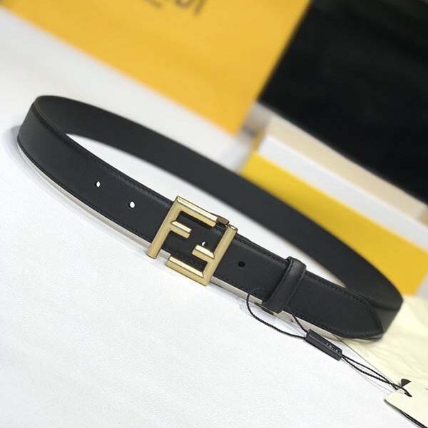 fendi原單進口雙面牛皮 釕鈀電鍍皮帶
