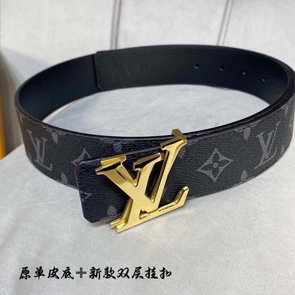 一比一lv 雙拼視覺效果工藝皮帶