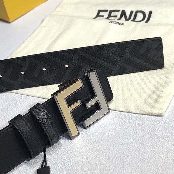 高仿精品 芬迪鉚釘扣皮帶