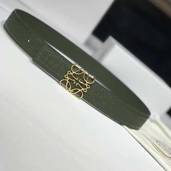 貨到付款 loewes進口雙面頭層牛皮 釕鈀扣皮帶