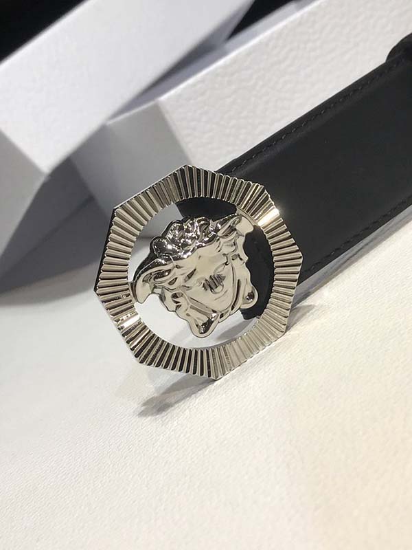 高仿versace 立體人頭鋼扣 小牛皮腰帶 4 高仿versace 立體人頭鋼扣 小牛皮腰帶
