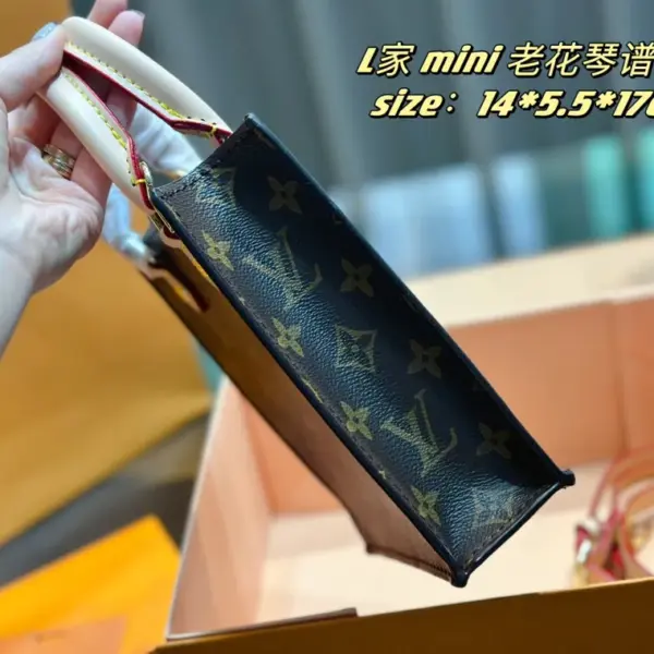 頂級原單1：1 路易威登lv 琴譜包mini 肩帶調節老花色