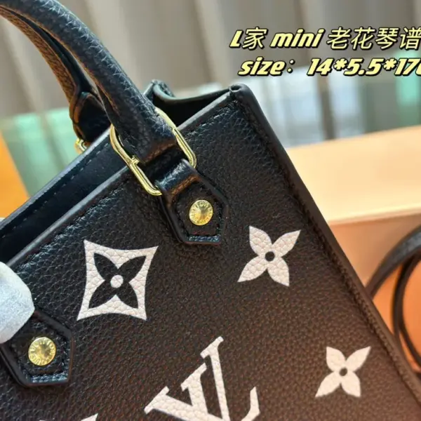 頂級原單1：1 路易威登lv 琴譜包 肩帶調節黑色印花