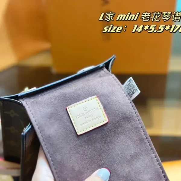 頂級原單1：1 路易威登lv 琴譜包mini 肩帶調節老花色