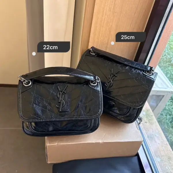 ysl高仿聖羅蘭Y家Niki油蠟胎鱷魚鏈包專櫃最新同步款monogram logo22