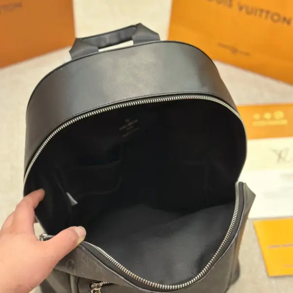 LV最好看的雙肩包高仿原單版本出差旅行必備LV高仿 Josh雙肩包百搭通勤經典老花帆布拼牛皮雙肩包