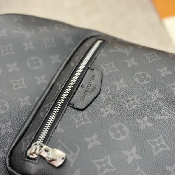 LV最好看的雙肩包高仿原單版本出差旅行必備LV高仿 Josh雙肩包百搭通勤經典老花帆布拼牛皮雙肩包