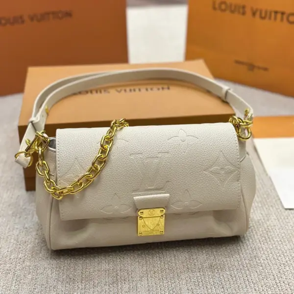 lv高仿LOUIS VUITTON Favorite 餃子包高仿頂級原單 非常低調耐看 全皮質感滿滿 多種背法 可鹽可甜 尺寸23 14cm