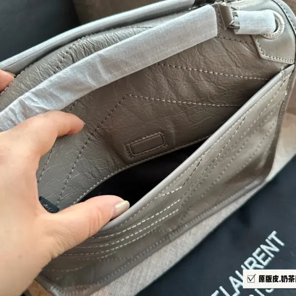 ysl高仿 niki 皮料軟糯質感〰️ 進口牛皮！ 說真的niki真的太適合秋冬！