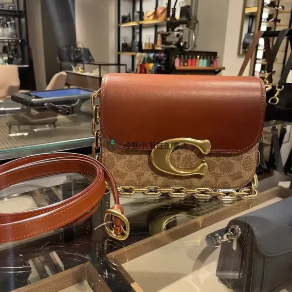 新品蔻馳idol bag鏈條斜背包原單牛皮五金 推薦c扣折疊禮盒🎁尺寸21 29 新品蔻馳idol bag鏈條斜背包原單牛皮五金 推薦c扣折疊禮盒🎁尺寸21