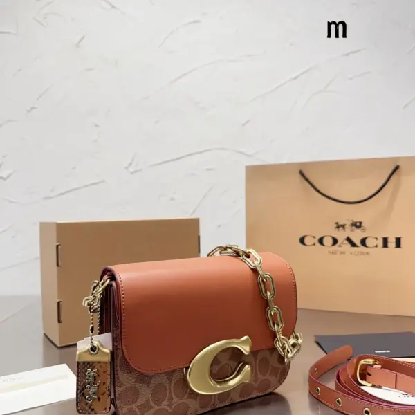 新品蔻馳idol bag鏈條斜背包原單牛皮五金 推薦c扣折疊禮盒🎁尺寸21 17 新品蔻馳idol bag鏈條斜背包原單牛皮五金 推薦c扣折疊禮盒🎁尺寸21
